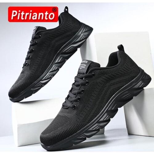 Fashion Trendy Sneakers New Men Casual Shoes Lace-Up Men Shoes Comfortable Walking Sneakers Zapatillas Hombre 5 Colors 38-45