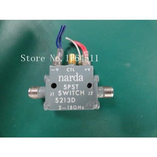 [LAN] Narda S213D 2-18GHZ SPDT RF microwave semiconductor 12V SMA
