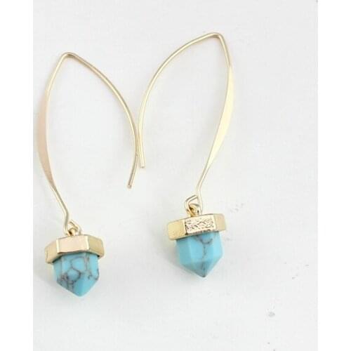 6 pair /lot fashion jewelry accessories metal spike earrings for women