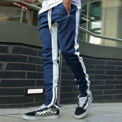 Mens Joggers Casual Pants Fitness Men Sportswear Tracksuit Bottoms Skinny Sweatpants Trousers Black Gyms Jogger Track Pants