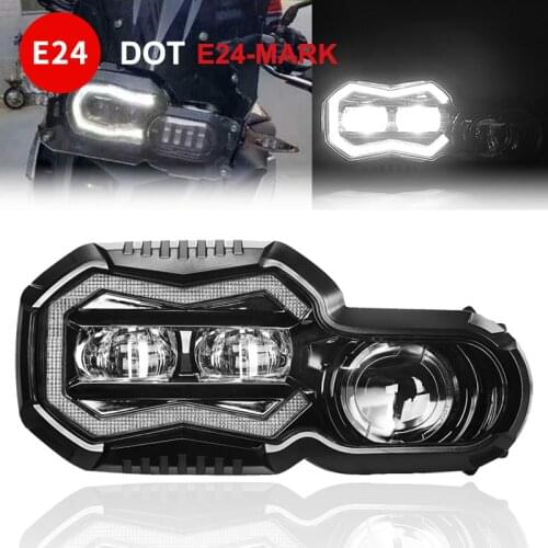 New E24-mark Headlights For BMW F800GS F800R F 650 700 800 GS F 800GS ADV Adventure Complete LED Projector Headlight Assembly