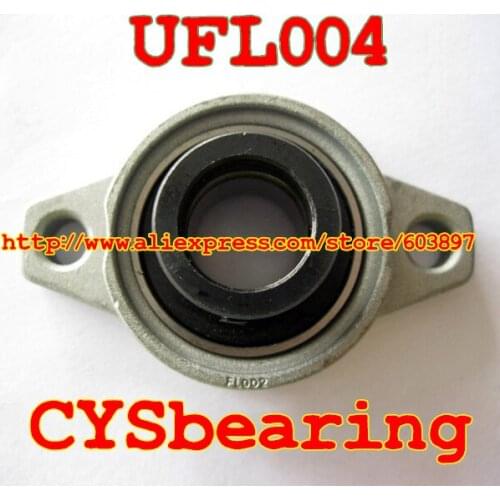 20 mm shaft bearing kirksite insert bearing with housing UFL004 pillow block Eccentric sleeve bearings