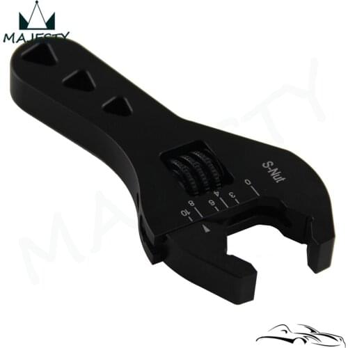 Adjustable AN Fitting Wrench 3-20AN & 3-10AN Red Anodized Short Tools Spanner
