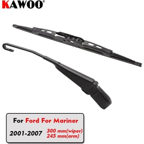 KAWOO Car Rear Wiper Blades Back Window Wipers Arm For Ford For Mariner Hatchback (2001-2007) 300mm Auto Windscreen Blade