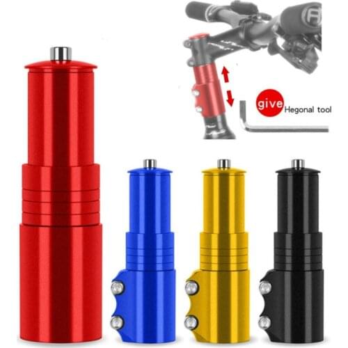 Bike Fork Stem Extender Bicycle Handlebar Riser Adaptor Aluminium Alloy MTB Head Up Adapter Flexible For Bike Accessories