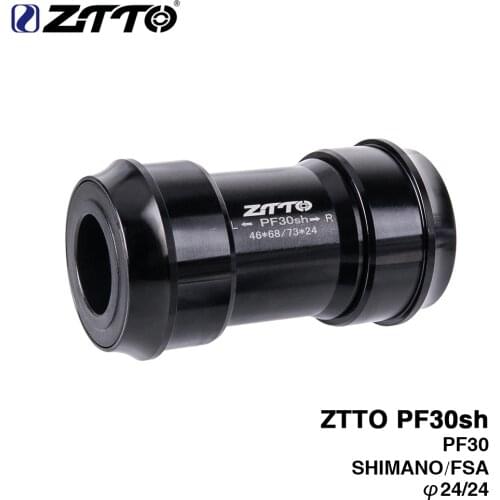 ZTTO PF30sh PF30 24 bottom bracket Adapter bike Press Fit Bottom Brackets for MTB Road bike parts for PF30 68/73mm46mm Frame Sh