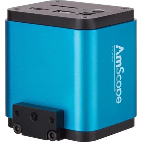 1080p 60fps HDMII + Wi-Fi Color CMOS Auto-focus AmScope Microscope Camera with 5MP Photo-capture for Stand-alone and PC Imaging