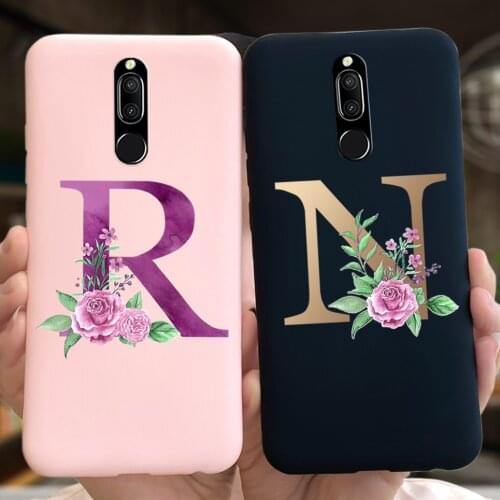 26 Letters Patterned Mobile Phone Case For Huawei Nova 2i Case Cute Rubber Silicone Soft Case For Huawei Nova2i Nova 2 i RNE-L21