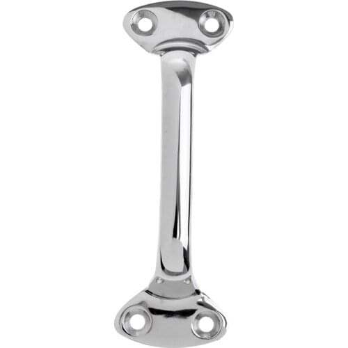 316 Stainless Steel Handrail 6 inch Grab Handle with 4 Holes Polished for Marine Yacht/RV, Silver