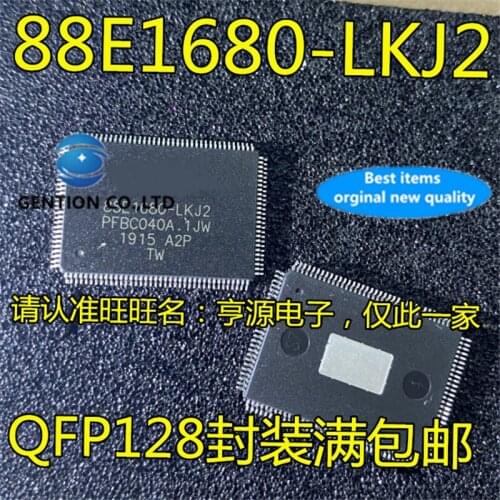5Pcs 88E1680 88E1680-LKJ2 QFP128 Ethernet transceiver chip in stock 100% new and original