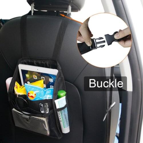 7 Pockets Car Storage Bag Wear-resistant Hanging Storage Pouch