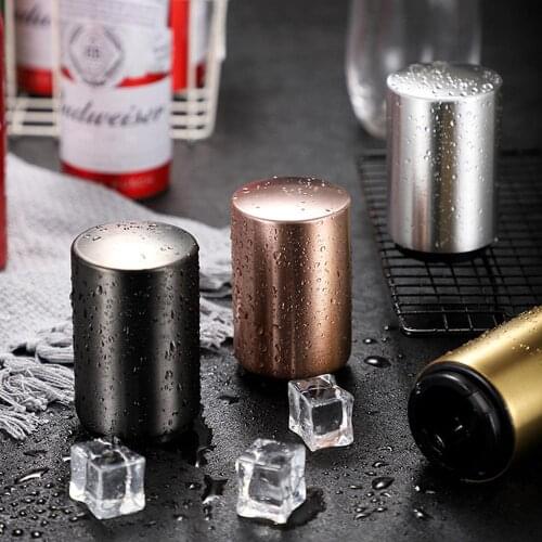 Creative Automatic Beer Opener Stainless Steel Magnetic Beverages Bottle Opener Kitchen Bar Accessories Wine Can Openers