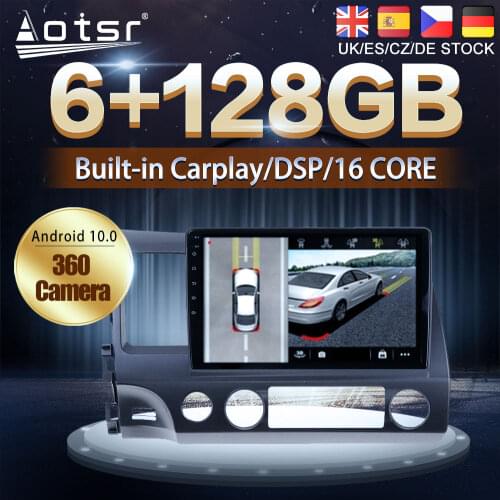 Android 10 For Honda Civic 8 FK FN FD 2005 - 2012 Car DVD GPS Navigation Auto Radio Stereo Multimedia Player Head Unit No 2 din