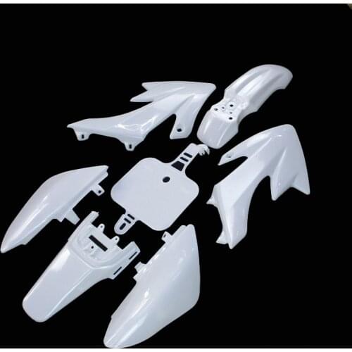 White Fairing Plastic Fender Body Kit For Honda XR50 CRF50 Pit Dirt Bike SSR Thumpstar YCF Stomp Coolster Pitsterpro 50cc-160cc