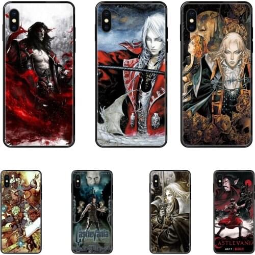 Black Soft TPU Cell Phone Case Cover Anime Tv Show Series Castlevania Sweet For Galaxy A5 A6 A7 A8 A10 A10S A20 A20S A20E A21S