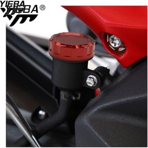 Motorcycle CNC Cylinder Rear Fuel Brake Fluid Reservoir Cover Tank Cap FOR HONDA CB1000R CB 1000R CB 1000 R 2008-2010 CBR1000RR