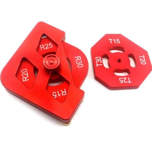 Woodworking Fillet Chamfer Milling Angle Multi Angle Trimming Tool Router Templates Corner Jig Woodworking Tools R15/20/25/30