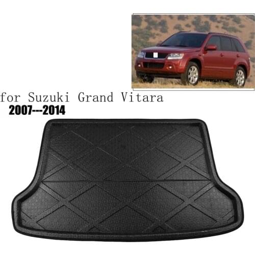 For Suzuki Grand Vitara 2007 2008 cargo Liner Tray Car Rear Trunk Cargo Mat Floor Sheet Carpet Mud Protective Pad
