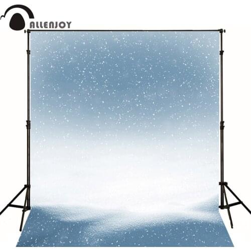 Alle joy photographic background snow sky winter season baby high quality Computer printing Christmas party backdrops for sale