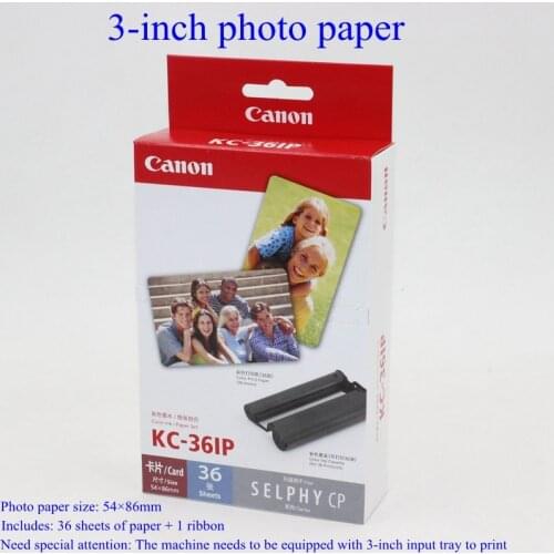 KC-36IP 3 inch star format photo paper 54*86mm for CP810 CP900 CP910 CP1200 CP1300 photo printer Portable Printer Photo Paper