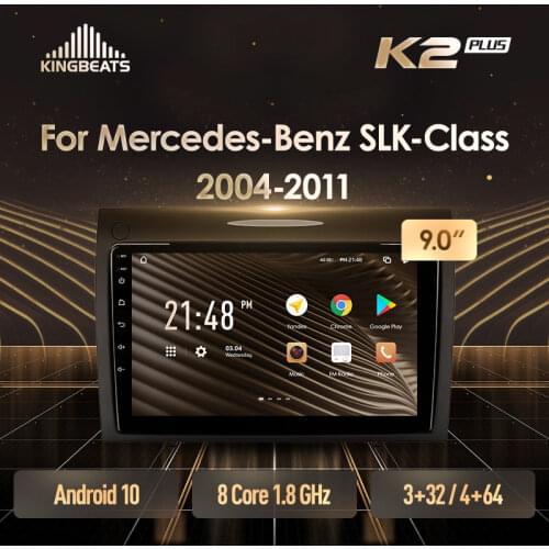 KingBeats Android 10 Octa-Core head unit HU 4G in Dash Car Radio Multimedia Video Player Navigation GPS For Mercedes-Benz SLK-Class SLK Class R171 2004 - 2011 no dvd 2 din Double Din Android Car Stereo 2din