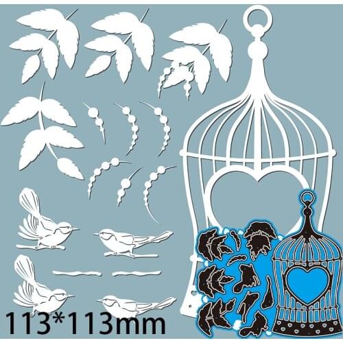 Metal Cutting Dies BIRDS' HOUSE new for decoration card DIY Scrapbooking stencil Paper Craft Album template Dies 113*113mm