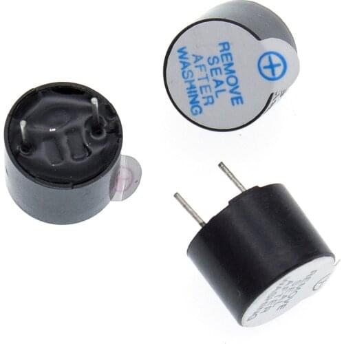 New Arrival 10pcs 5v Active Buzzer Magnetic Long Continous Beep Tone 12*9.5mm