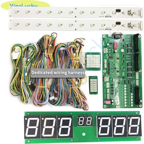 Coin operated indoor amusement equipment Naughty Beans hit hammer game arcade machine board with wires cable display DIY kit 12V