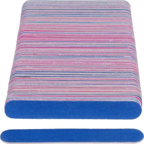 Disposable Double Side Emery Nail Files Buffers Polisher Sanding Buffing Manicure Pedicure Nail Art Tools For UV Gel Polish