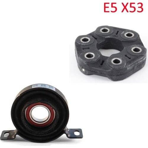 Original universal joint and center mount for BMW 26127507740 26117511454 X5 E53 2000-2002 engine M57 M54 M62 N62 one set Guibo