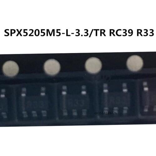 Original New 5pcs / SPX5205M5-L-3.3/TR RC39 R33 SOT23-5