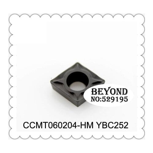 Original CT CCMT060204-HM YBC252 CCMT060204 CCMT 060204 HM Tungsten Carbide Milling Inserts Lathe Cutter ZC-CT Turning Tool