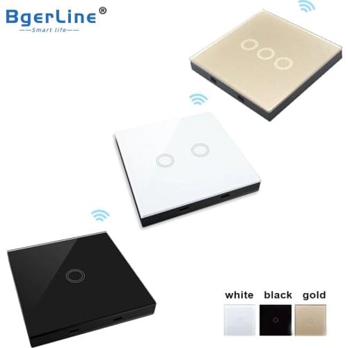 Remote controller 433MHz RF433 Wireless controller with Tempered Glass Panel for light 433Mhz Switch