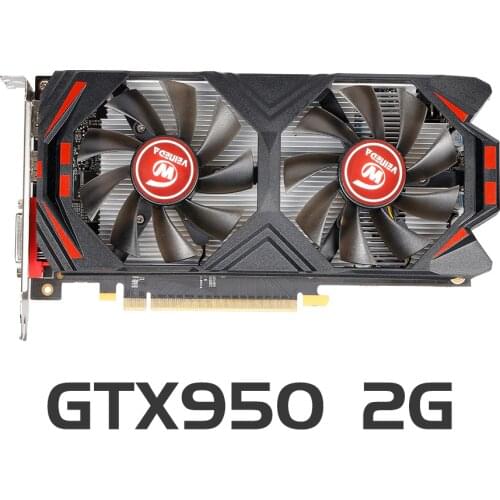 VEINEDA Graphics Card GTX 950 2GB 128Bit GDDR5 Video Cards for nVIDIA VGA Cards Geforce gtx 950 stronger than GTX750ti 2GB