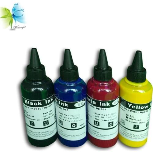 Winnerjet 500ml x 4 Repalcement Pigment Ink for HP 970 971 955 953 920 940