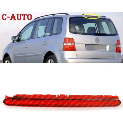 1PCS Car LED 3rd Tail High Brake Light Car High mounted Additional light Rear Stop Lamp For Volkswagen Touran 2005-2015