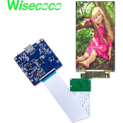 Wisecoco 2160x3840 5.5 inch 4K LCD screen with hdmi mipi interface for 3D printer/VR/Head-set video player LS055D1SX05(G)