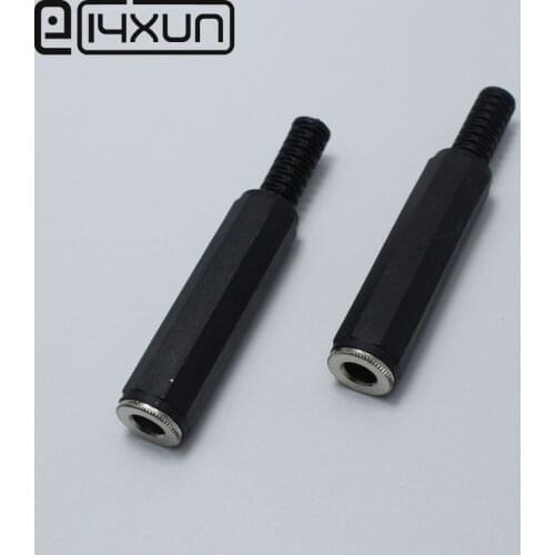 1pcs 6.35 mm Stereo Audio Plug Socket 6.5mm Female jack Audio Microphone Connector Welded Type