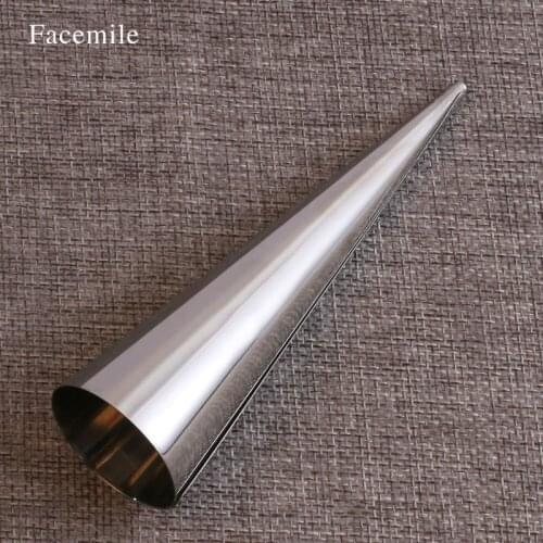 12cm 1pcs Baking Cream Horn Pastry Roll Molds Stainless Steel Fondant Cake Kttchen Decorating Tools Baking Bakeware Mold 52107