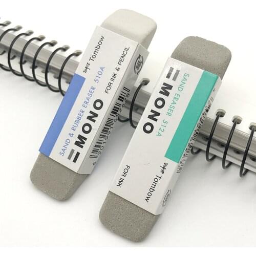 1Pcs TOMBOW MONO Zero Eraser ES-510A & ES-512A Rofessional Drawing Eraser Rubber School Art Supplies Erasable Pen Pen Pencil