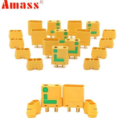 XT90S,Amass XT90S XT90-S Connector Male/Female For FPV Drone Battery Connector