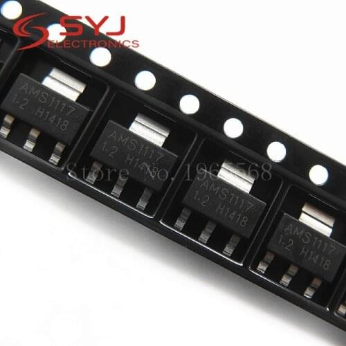 50pcs/lot AMS1117-1.2 AMS1117 1.2V 1A SOT-223 new original In Stock