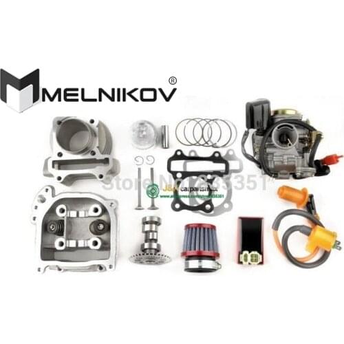 A9 Racing camshaft GY6 50 60 upgrade to GY6 80cc Cylinder Kit Cylinder 4-stroke 139QMB Moped Scooter Kart ATV ERG cylinder head