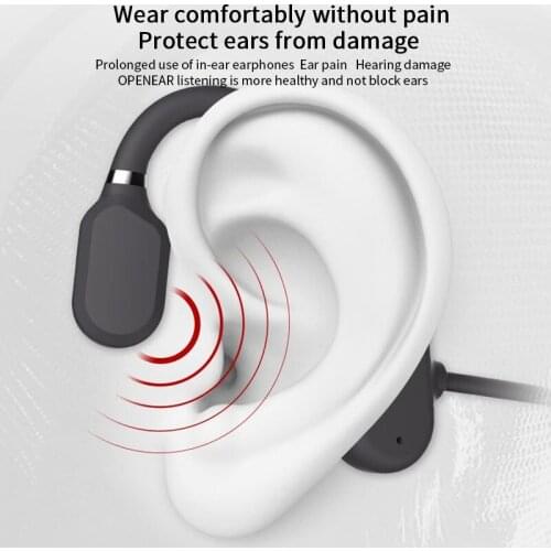 Wireless Bluetooth 5.0 Earphones Bone Conduction Headphones Sport Not In-Ear Ear Hook Headset Waterproof Headphones Headset