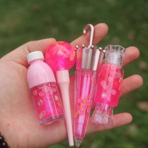 Lip Gloss Candy Grapefruit Jelly Color Plumping Lip Gloss Lips Makeup Moisturizing Customized Liquid Lipgloss Tint Dropship