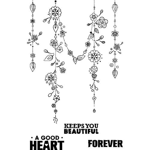 DABOXIBO Hanging Flowers Clear Stamps Mold For DIY Scrapbooking Cards Making Decorate Crafts 2020 NEW Arrival