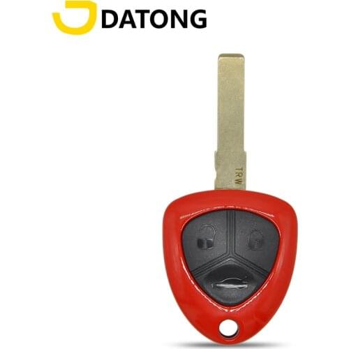 Datong World Car Remote Key Case Shell For Ferrari 458 F430 612 Key Cover 1 Button Car Key Blank Replacement