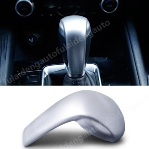 For Mazda CX-5 CX5 2017-2020 Carbon fiber Matte ABS Interior Gear Lever Shift Knob Frame Trim Car Accessories