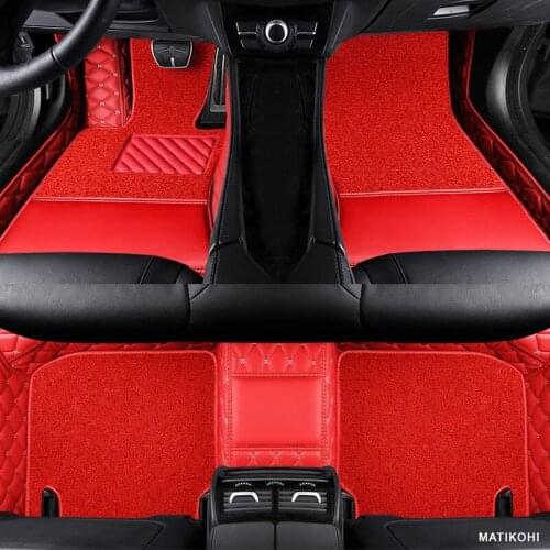Custom car floor mats for Toyota Corolla Camry Rav4 Auris Prius Yalis Avensis Alphard 4Runner Hilux highlander sequoia foot mats