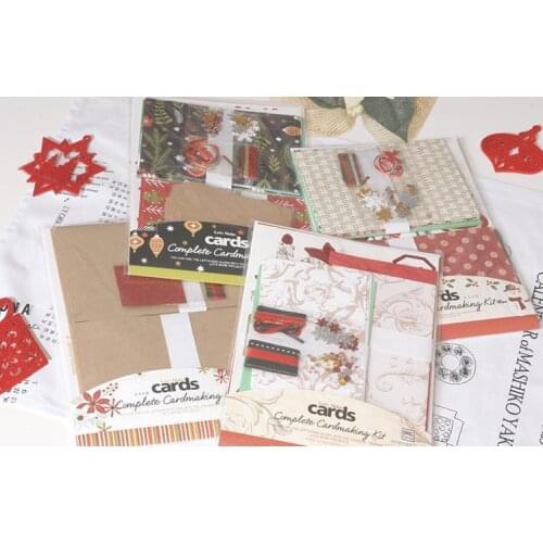 15pcs/lot Greeting Colorful Greeting Cards Making Set For Kids Complete Flower DIY Card Kit